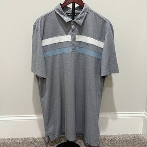 Travis Mathew Striped Polo